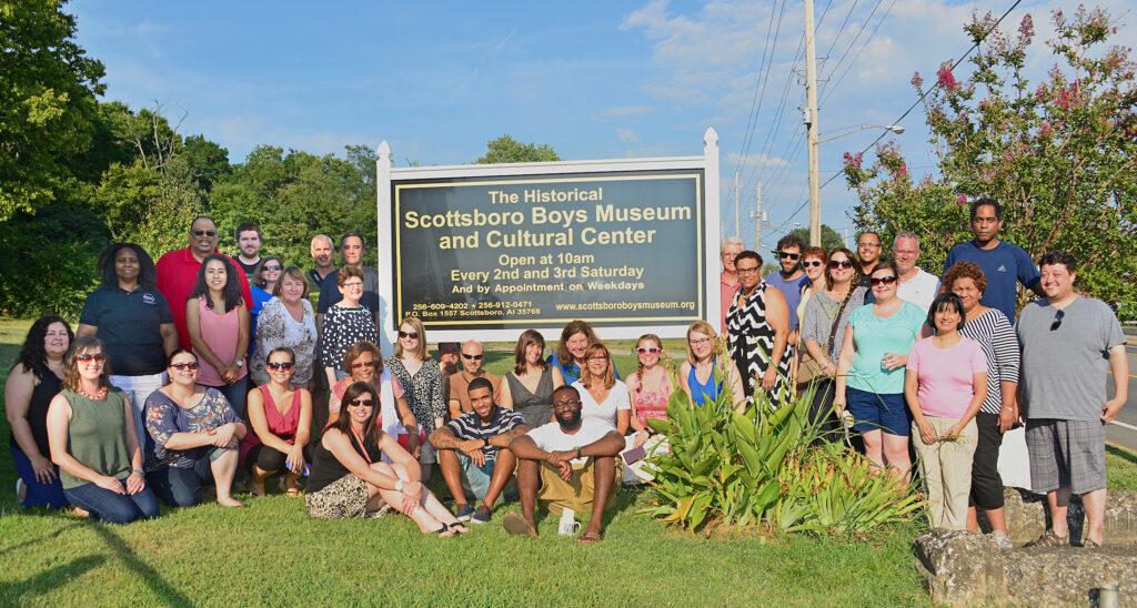 Faculty and staff on the Civil Rights Tour